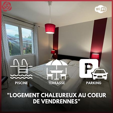 Domaine Des 5 Roses - Rose Rouge Apartamento La Guierche Exterior foto
